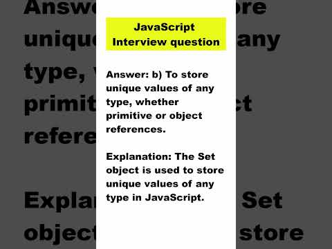 JavaScript Interview Question