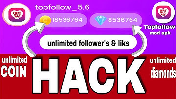 Unlimited coins & diamonds in Topfollow  | Topfollow unlimited coins trick