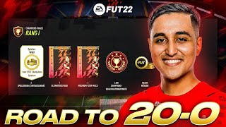 FIFA 22: MIT “RTG“ 250K TEAM 20-0 HOLEN!!  | FUT CHAMPIONS WEEKEND LEAGUE