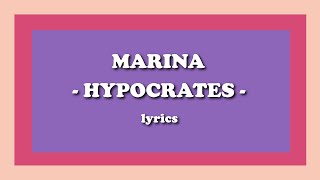 Hypocrates - MARINA (Lyrics)