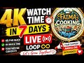 4k watch time in 7 days... day 3...day time