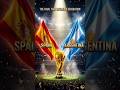 FIFA World Cup 2026 Final: Spain vs Argentina #shorts
