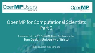 openmp for computational scientists - part 2