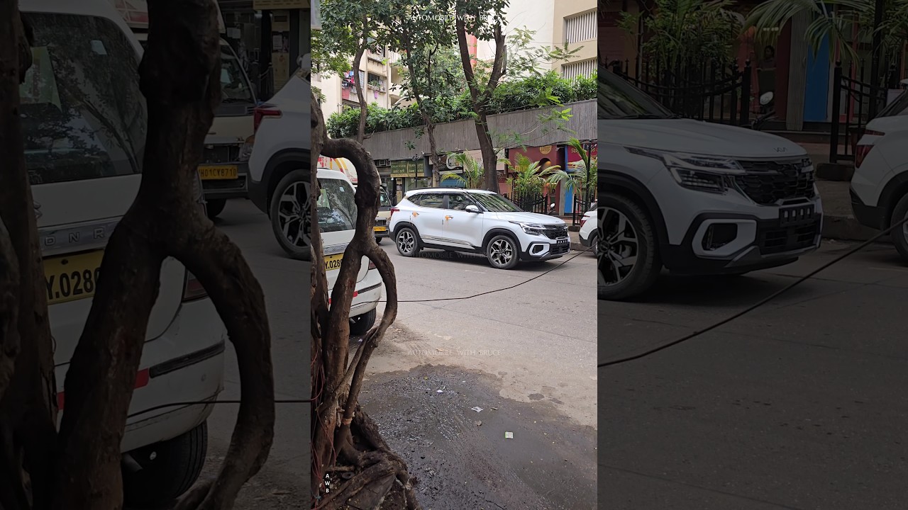 Kia Seltos White Road Presence 🔥