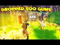 Dropping 500 Guns and Going AFK in Front of Scammers