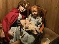Witch and demon haunted doll.