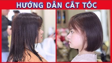 Hướng dẫn cắt tóc bob dài lệch không đối xứng