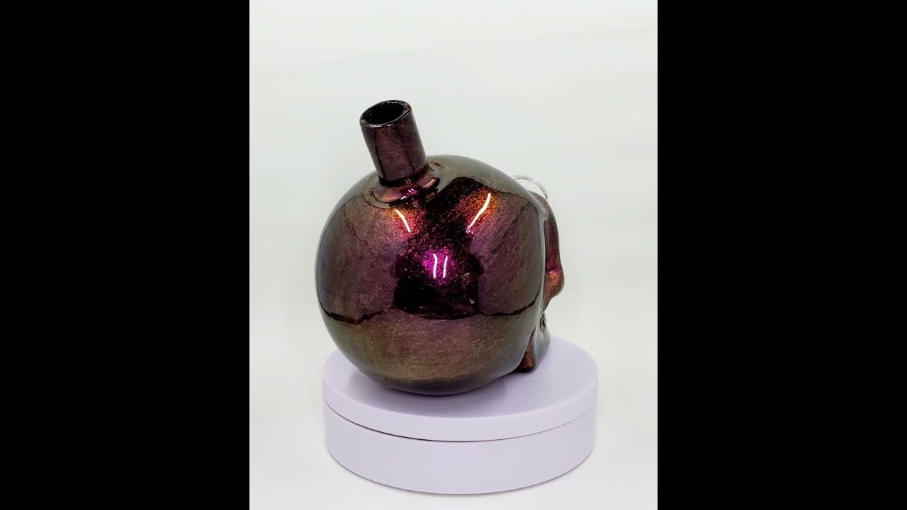 Glass Skull Bubbler Bong Piece