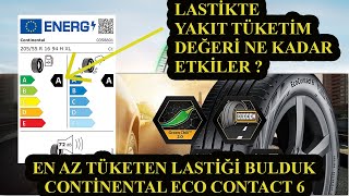 En İyi Yaz Lastiğini Bulduk - Continental Eco Contact 6