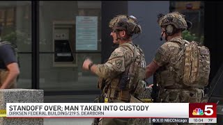 Man taken into custody following hourslong lockdown at Dirksen Federal Building