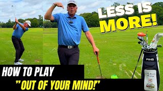 Beyond PERFECTION!! // The power of LETTING GO in golf!! #golfinstruction #golfswing #golftips