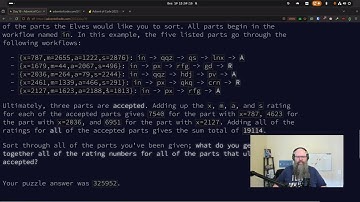 Advent of Code 2023 - Day 19 - Rust