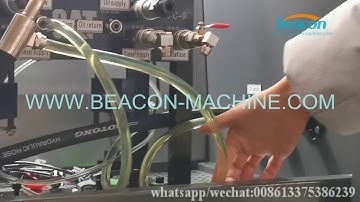 BC CR318 HEUI high/middle pressure common rail heui injector test bench with printer demonstration