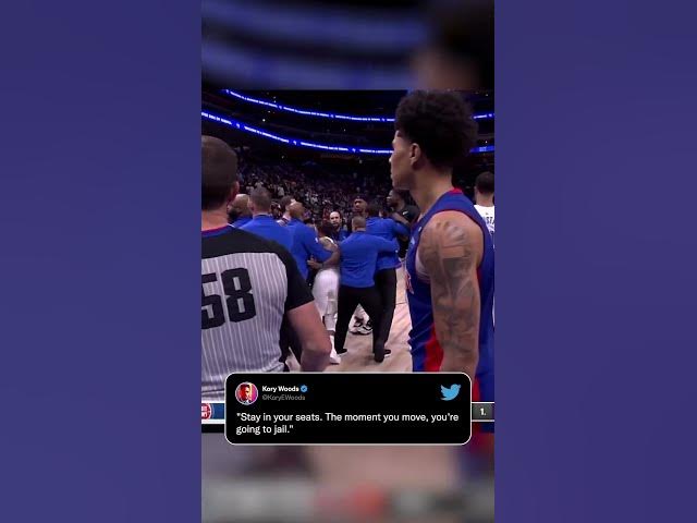 The Pistons’ PA announcer didn’t want anymore incidents   h t KoryEWoods TW