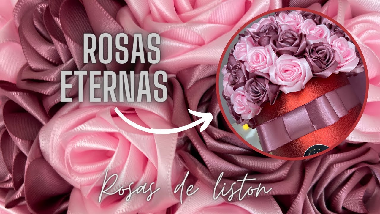 Rosas eternas de liston.💐💙🥰 #diyroses #roses #rosas #rosasdeliston