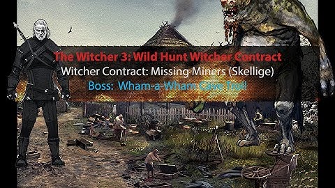 The Witcher 3: Wild Hunt, Contract: Missing Miners