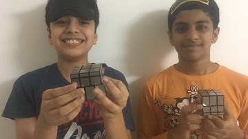 Solving a Mirror cube Blindfolded!!