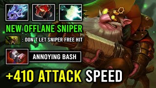 How to Play Sniper As An Offlane +410 Attack Speed Basher Hit Like a Truck Dota 2