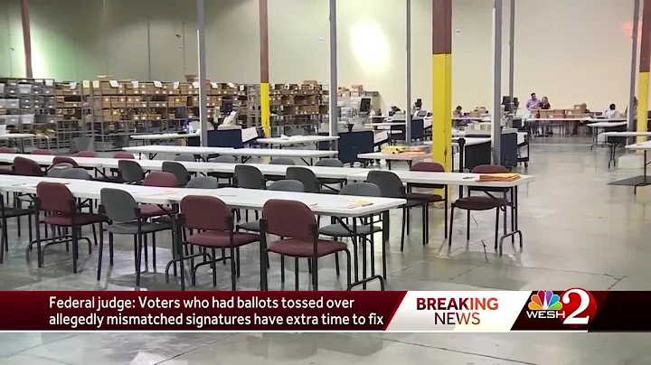 Judge rules voters who had ballots tossed over mismatched signatures given more time