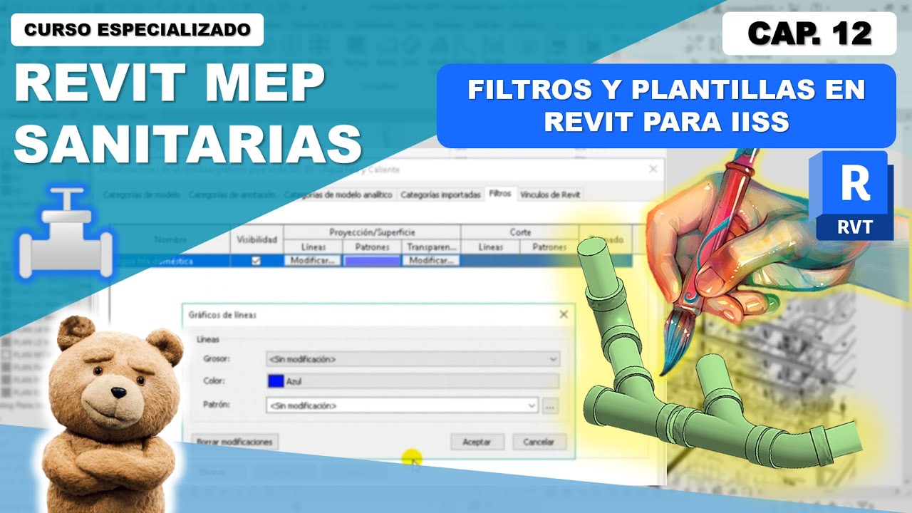 12. Filtros y Plantillas de vista - Tutorial Revit MEP 2024 (Cap.12) | IngeniosoTV