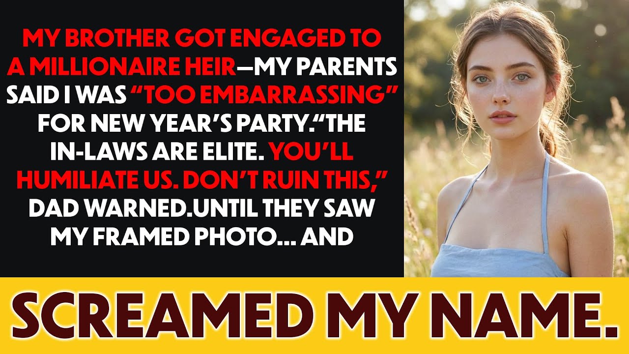 My Brother Kicked Me Out of His Elite In-Laws’ New Year Party—Until They Saw My Photo