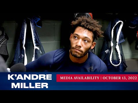 New York Rangers: K'Andre Miller Pregame Media Availability | Oct. 13, 2022