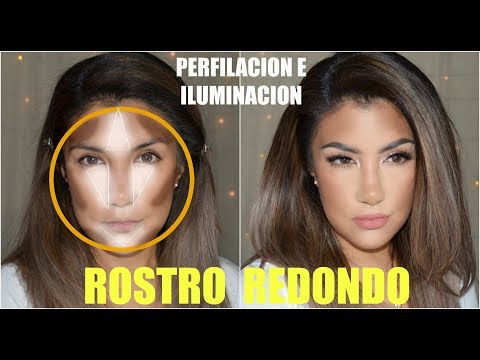 ?Como PERFILAR ROSTRO REDONDO ?? Disimula tu peso facil !!!| ? auroramakeup