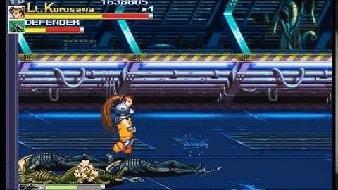 Alien Vs Predator - Arcade - Walkthrough - Linn Kurosawa