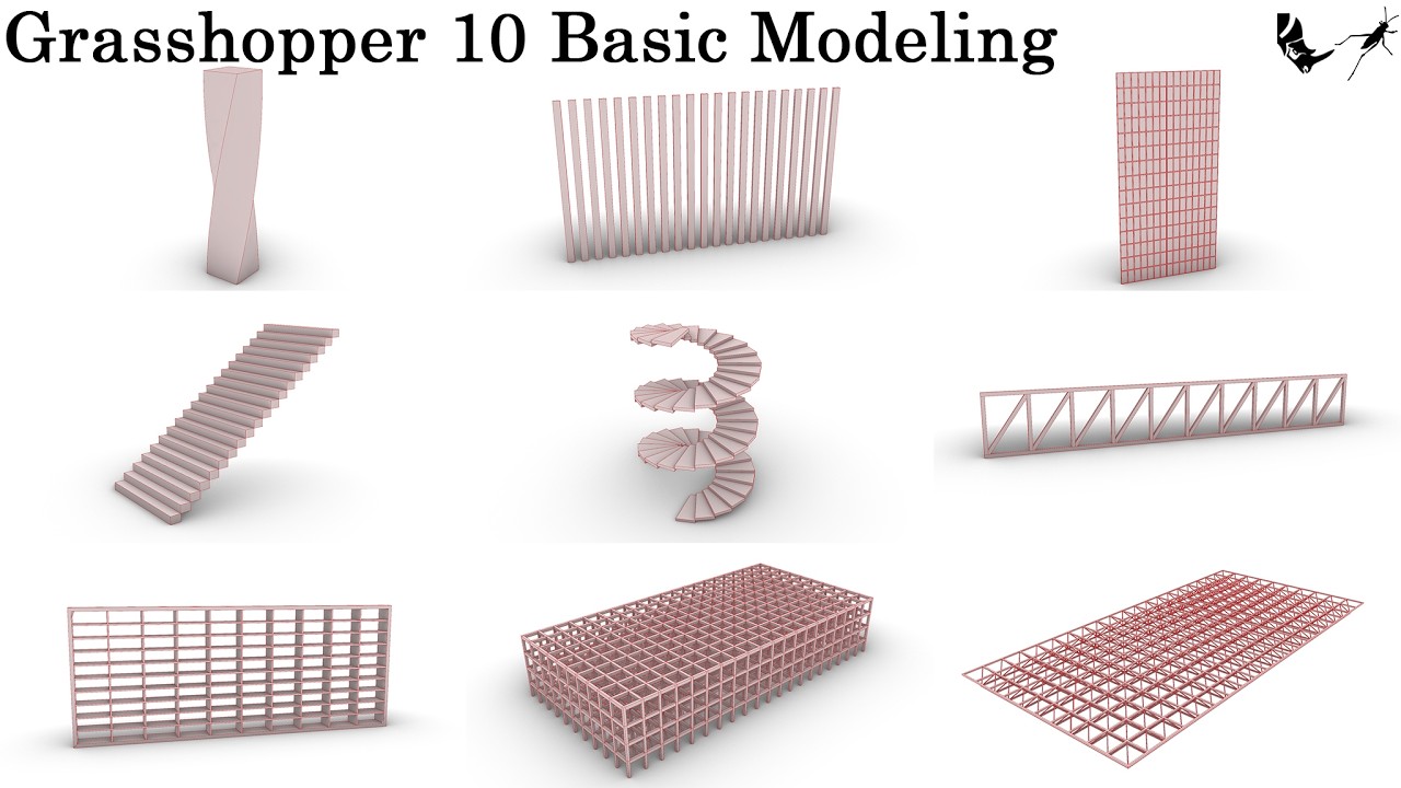 [Grasshopper Tutorial] 10 Basic Modeling - YouTube