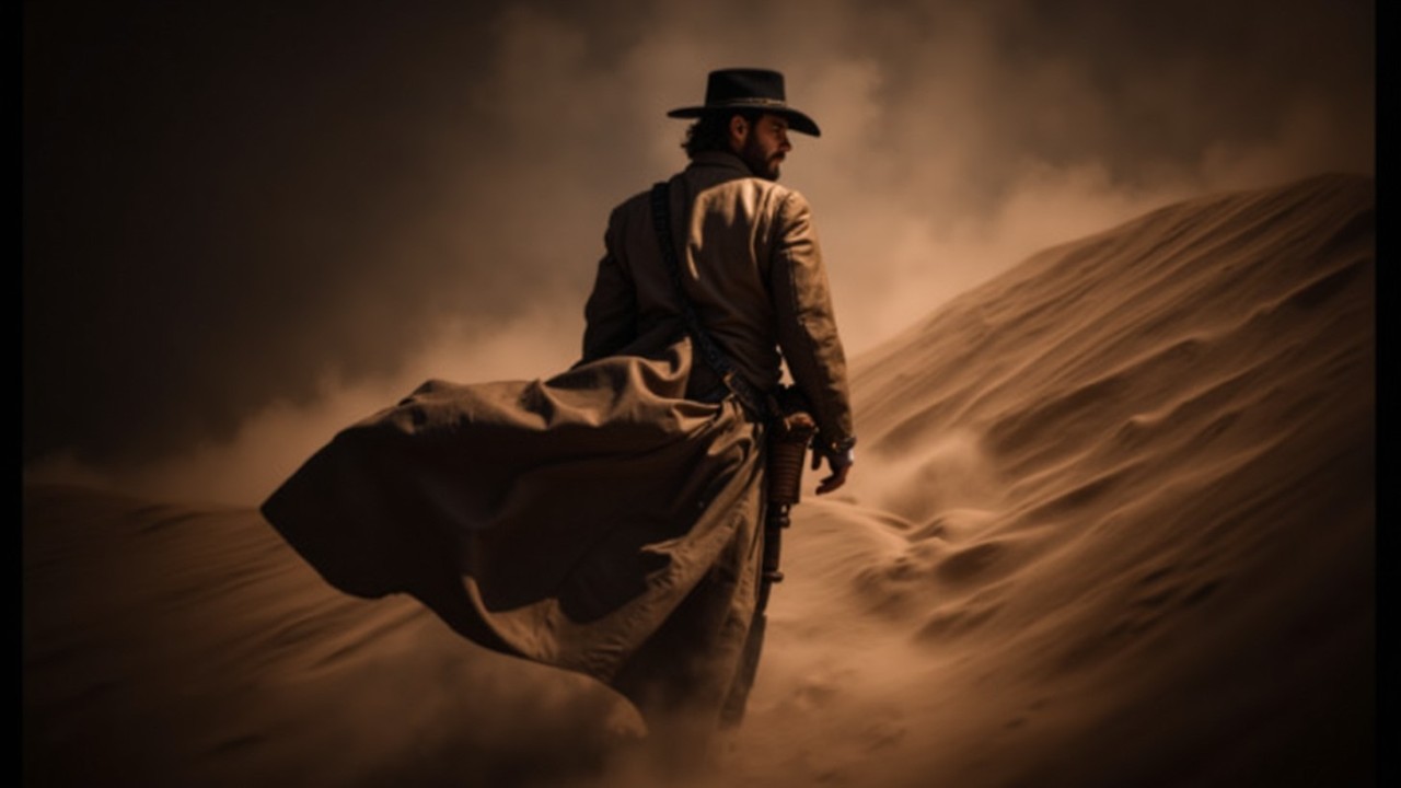 Странник пустыни, медленное блюзовое соло на электрогитаре - Темное и гладкое