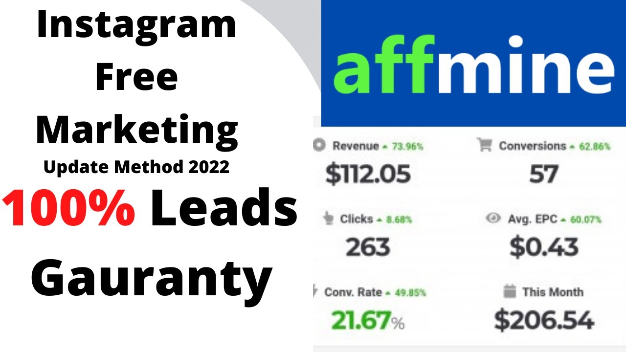 CPA Instagram Free Marketing Update Method 2022।। 100% Leads Guaranty।। affmine।। najmul islam tuhin