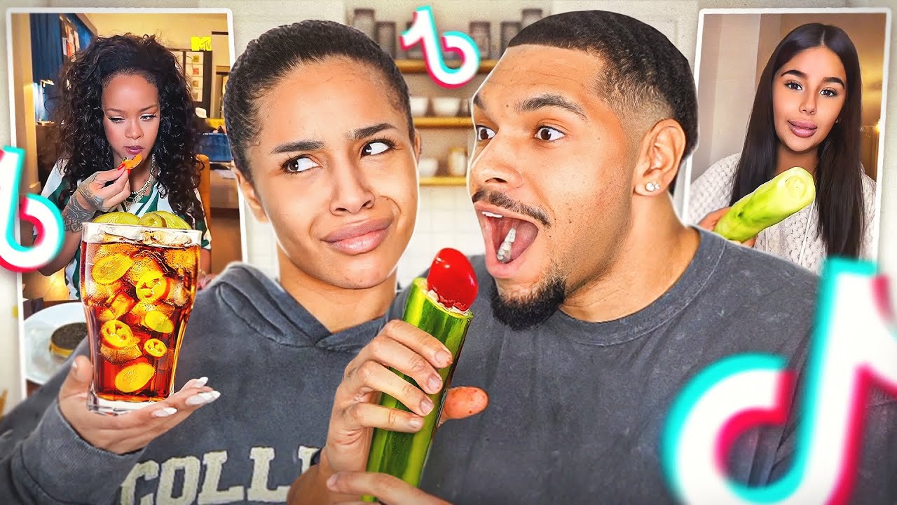 ON TESTE DES RECETTES TIKTOK (salade à emporter, nuggets caviar...)