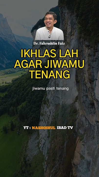 Buah Dari Ikhlas | Ngaji Filsafat Dr. Fahruddin Faiz #fahruddinfaiz #fahrudinfaiz #shorts