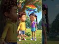 Rainbow Bubble Chase! 🫧🌈 | Fun Pixar-Style Kids Short #cartoonvideos