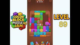 Color Block Puzzle 3D Jam Level 89 Walkthrough Solution
