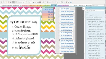 OneNote - Creating a Hyperlinked Collapsible List