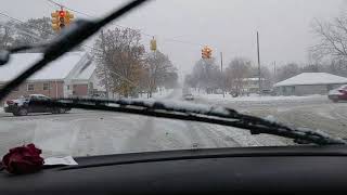Winter Driving Jackson Michigan 2019