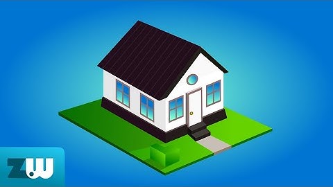 Technical Drawing Isometric Home in Inkscape