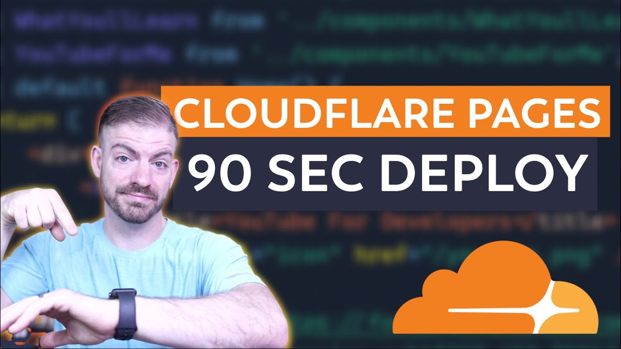 Cloudflare Pages Tutorial - Deploy Your Static Site in ~90 Seconds