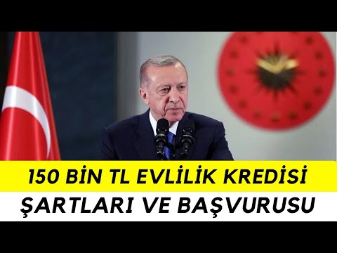 SON DAKİKA FAİZSİZ 150 BİN TL EVLİLİK KREDİ ŞARTLARI BELLİ OLDU!