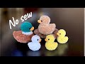 Crochet Duck Family 🐥 EASY Amigurumi Ducks / No Sewing Required / Duck Family crochet pattern Etsy