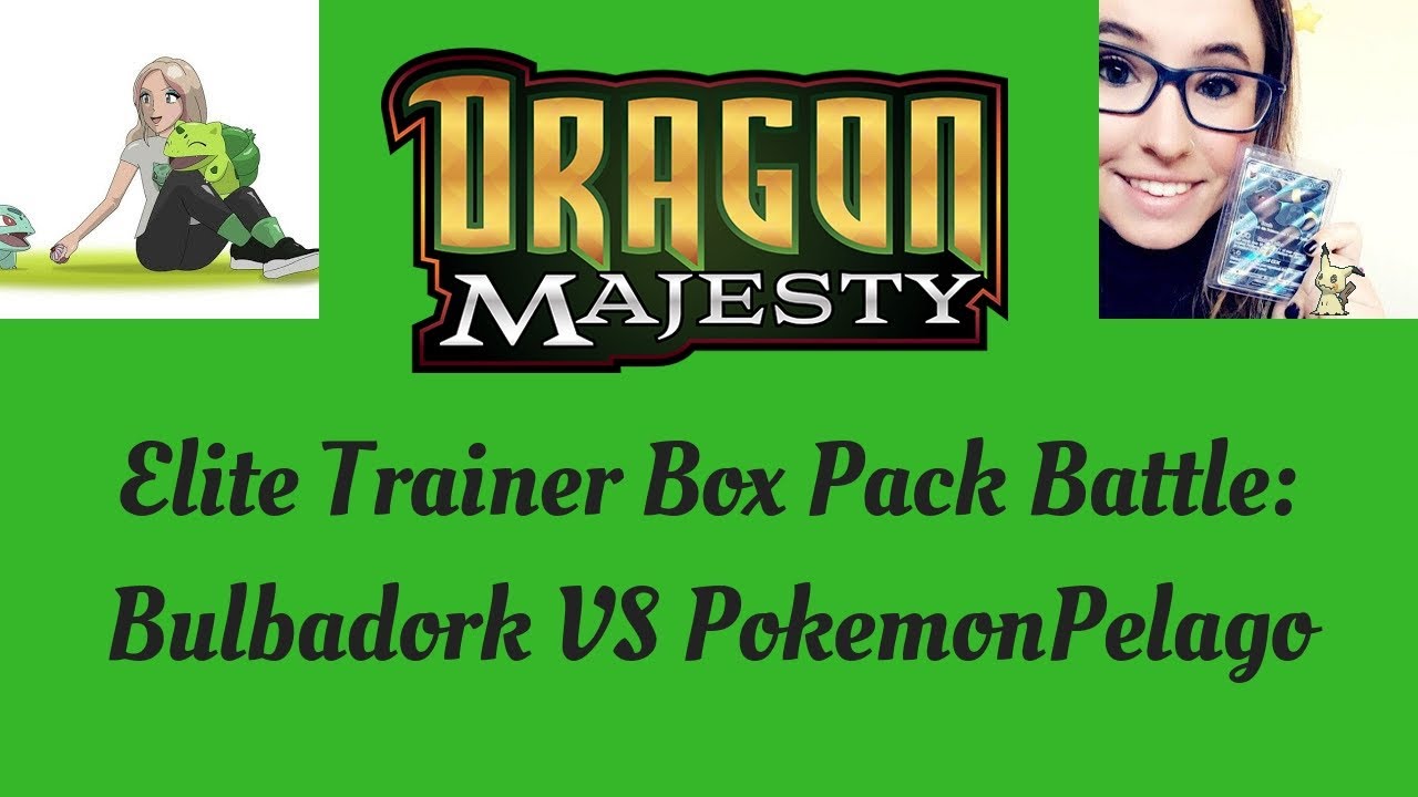 DRAGON MAJESTY Elite Trainer Box Battle with BULBADORK!!!!