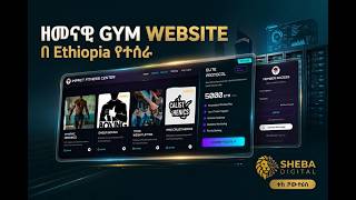 Modern Gym Website Design in Ethiopia | IMPACT Fitness Center Full Website Showcase