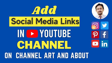 How to add Social Media Links in Youtube Channel [CC]