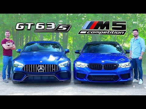 2019 Mercedes-AMG GT 63 S vs BMW M5 Competition // When Monsters Meet