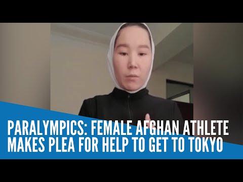 Paralympics: Female Afghan athlete makes plea for help to get to Tokyo