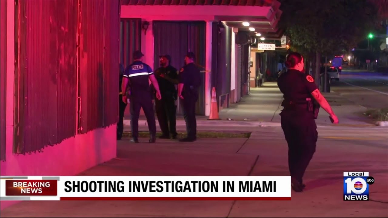 Police investigate Miami shooting - YouTube