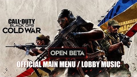 Call of Duty®: Black Ops Cold War - MULTIPLAYER LOBBY MUSIC THEME SONG (Main Menu Theme Open Beta) !