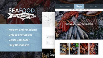 Seafood Company & Restaurant WordPress Theme | Themeforest Website Templates and Themes