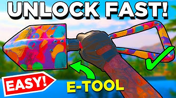 FASTEST WAY TO UNLOCK THE E-TOOL IN COLD WAR! (Get The E-Tool Shovel Fast)